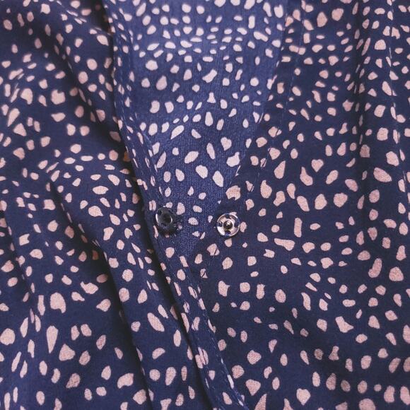 Vixbe Dot Pattern Blouse XL - Picture 5 of 7